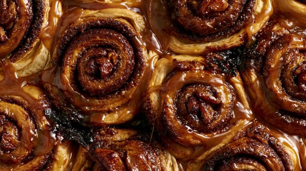 Caramel Apple Cinnamon Rolls