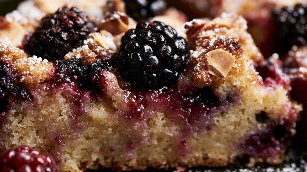 Blackberry & Brown Butter Almond Cake